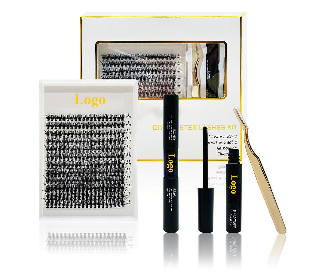 Ottieni il look perfetto per ciglia soffici con il kit per ciglia a grappolo fai da te