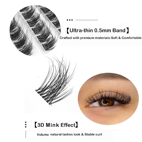 Estensioni ciglia mega volume fai da te con Pingdu Sparkling Eyelash®