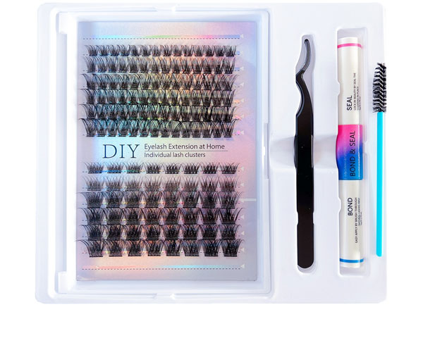 I migliori prodotti Pingdu Sparkling Eyelash® per estensioni ciglia di visone fai-da-te dall'aspetto naturale
