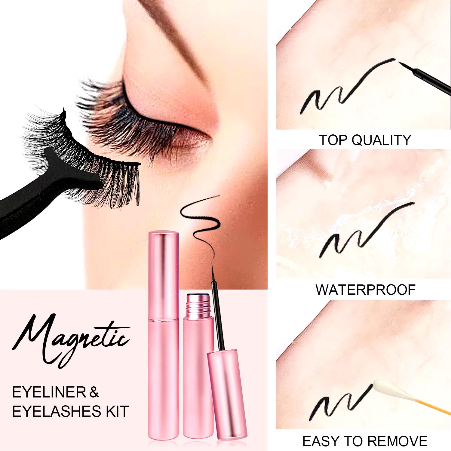 Tutto quello che devi sapere sulle ciglia magnetiche in seta sintetica con kit eyeliner