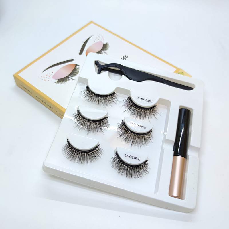 Ciglia magnetiche 5D con kit eyeliner