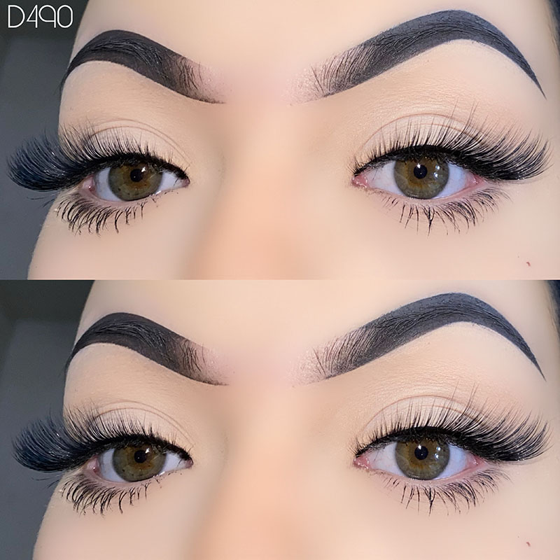 Soffici ciglia Fox Eye ciglia Wispy Cat Eye