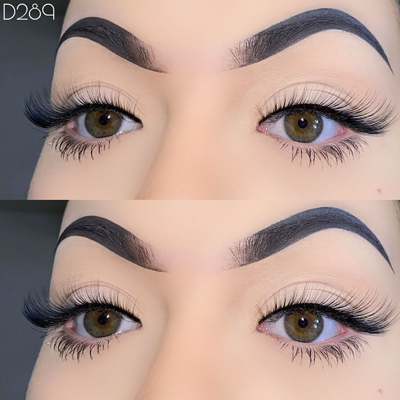 Ciglia di visone Wispy Lashes Estensione ciglia voluminose Fox Eye